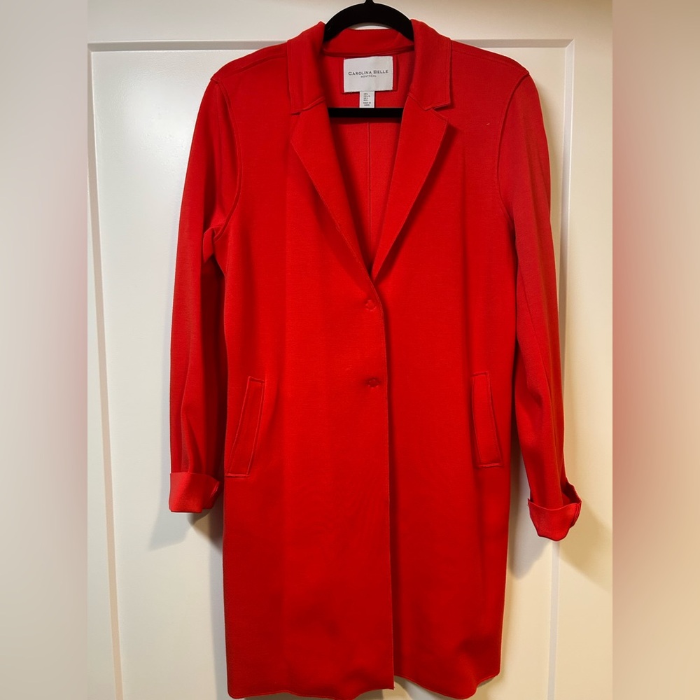 Carolina Belle Vibrant Red Blazer